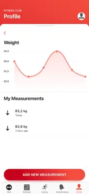 eFitnessApp android App screenshot 1