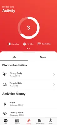 eFitnessApp android App screenshot 2